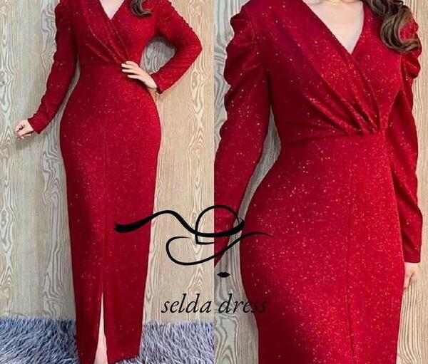 عکس لباس مجلسی زنانه پولکی