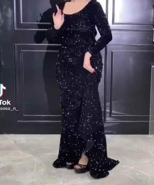 عکس لباس مجلسی زنانه پولکی