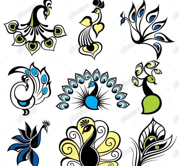 عکس آبی طاووس