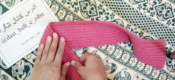 عکس آموزش کلاه پلیور
