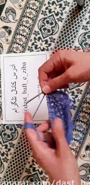 عکس آموزش کلاه پلیور