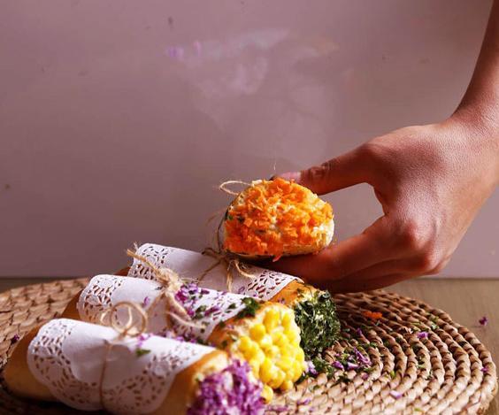 عکس ایده برای تزیین سالاد الویه