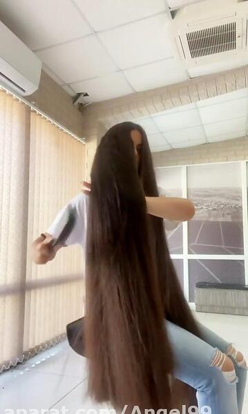 عکس دختر مو بلند واقعی