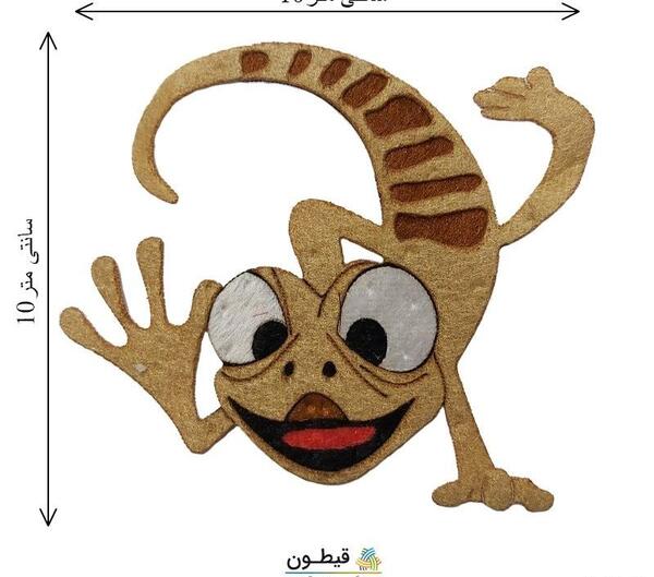 عکس عروسک قورباغه نمدی