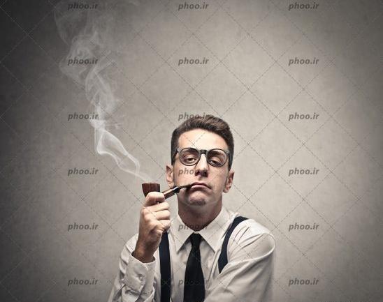 عکس نوشته قهوه و سیگار