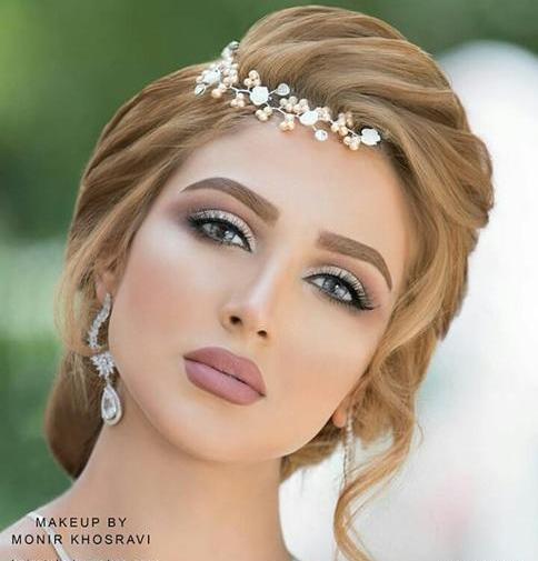 عکس شینیون مو مشکی جدید