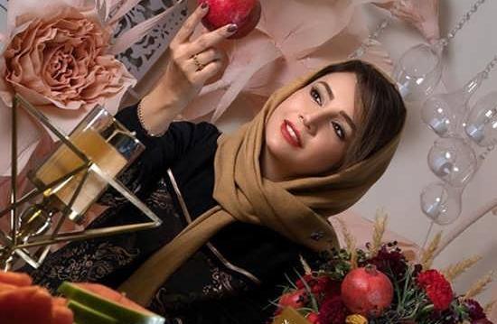 عکسهای شبنم قلی خانی در شب یلدا