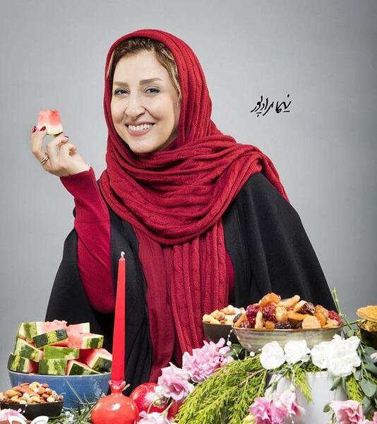 عکسهای شبنم قلی خانی در شب یلدا