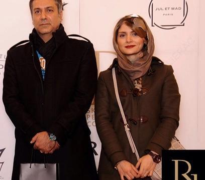 عکس از حمیدرضا پگاه و همسرش