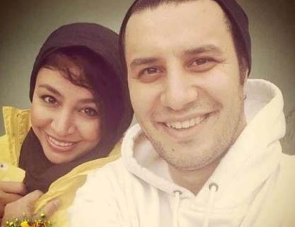 عکس از حمیدرضا پگاه و همسرش