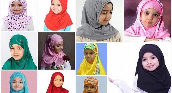 عکس مقنعه پیش دبستانی