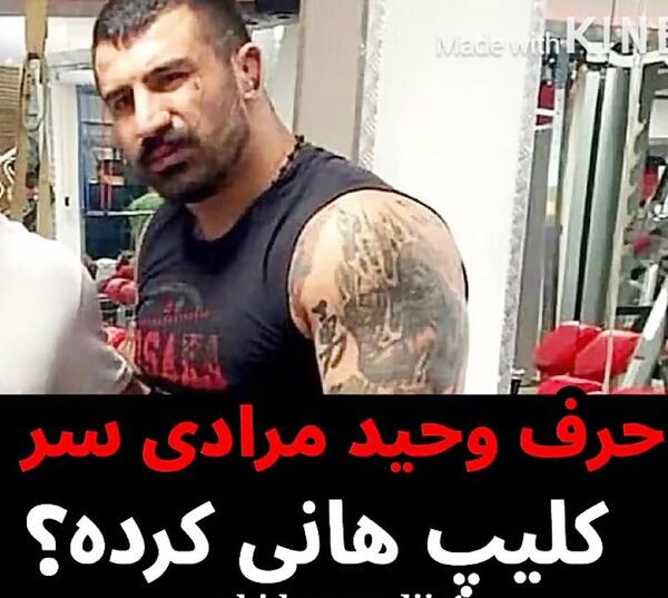 عکس وحید مرادی برای پروفایل