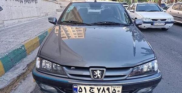 عکس پژو پارس خاکستری متالیک