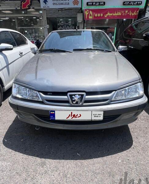 عکس پژو پارس خاکستری متالیک