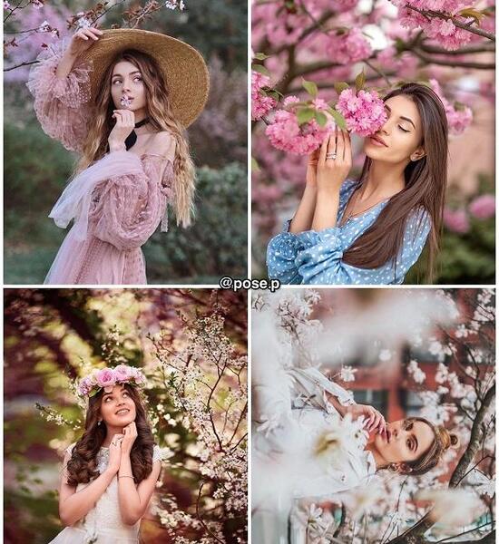 ژست عکس گرفتن سلفی دخترانه