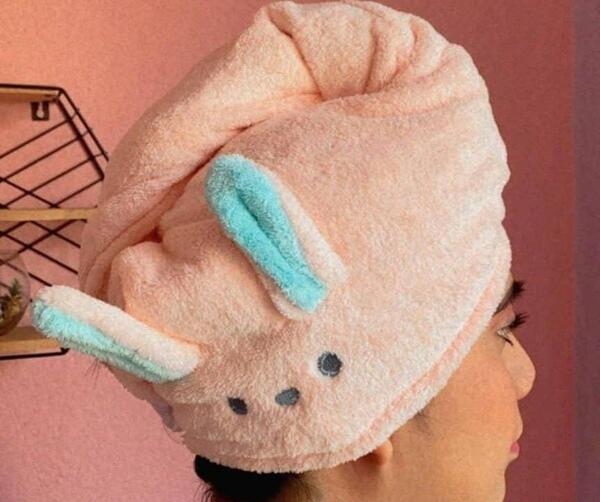 عکس کلاه حوله ای