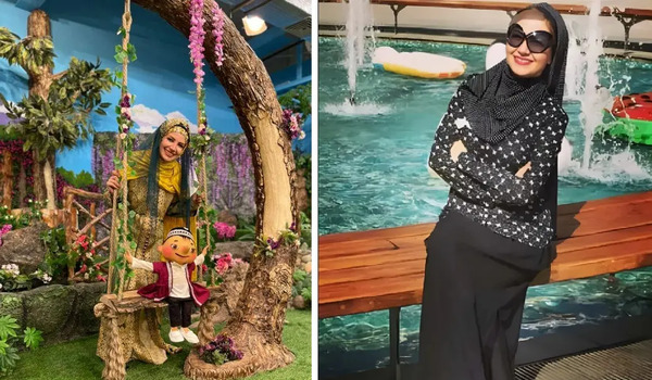 عکس همسر خاله شادونه