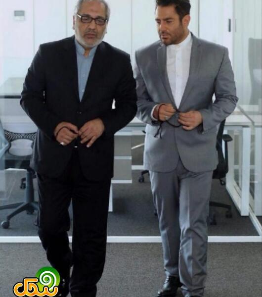 عکس خانوادگی مهران مدیری با همسرش