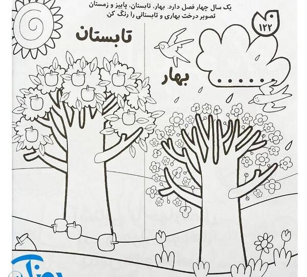 عکس نقاشی پاییز و زمستان