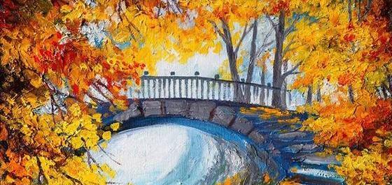 عکس نقاشی پاییزی زیبا