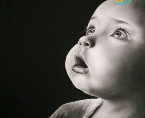 عکس نقاشی سیاه قلم تابلو