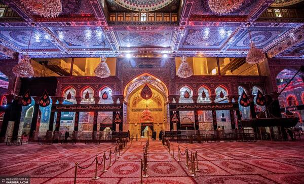 عکس حرم امام حسین و حضرت عباس