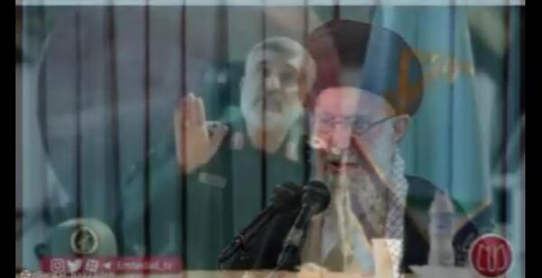 عکس سردار حاجی زاده با رهبر