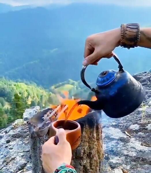 عکس استوری طبیعت با اهنگ
