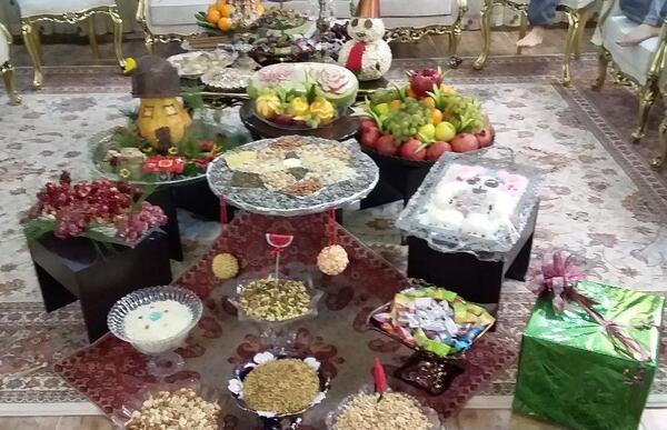 عکس سفره آش رشته
