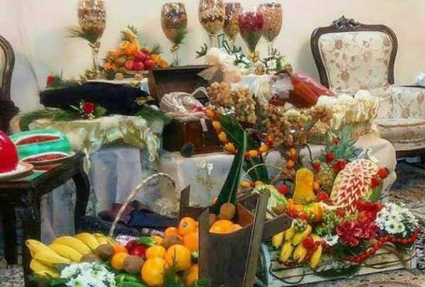 عکس ایده تزیین یلدایی عروس