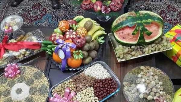 عکس ایده تزیین یلدایی عروس