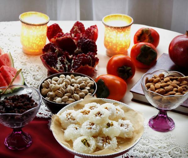 عکس ایده تزیین یلدایی عروس