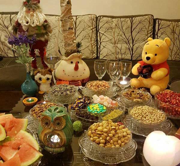عکس ایده تزیین یلدایی عروس