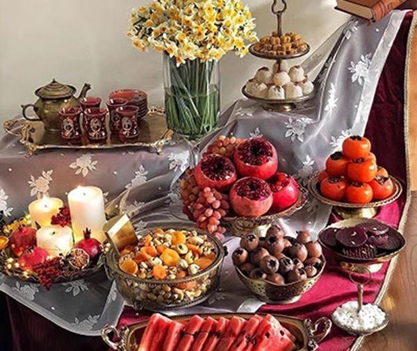 عکس ایده تزیین یلدایی عروس