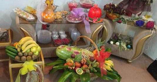 عکس ایده تزیین یلدایی عروس