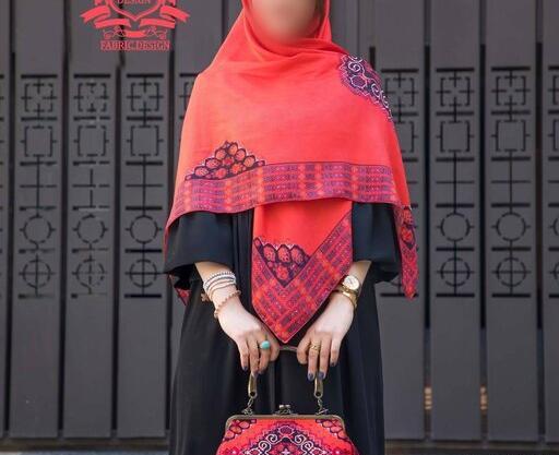 عکس روسری ابی فیروزه ای