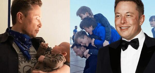 عکس بچه های ایلان ماسک