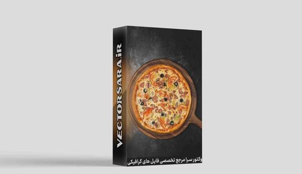 عکس پیتزا برای طراحی