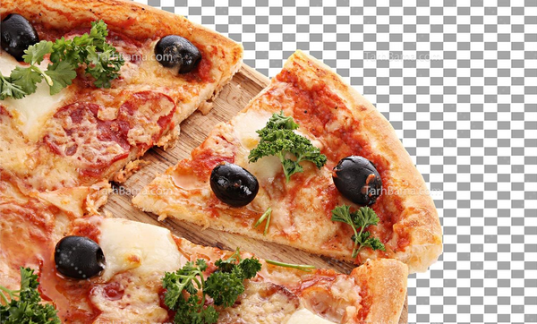 عکس پیتزا برای طراحی