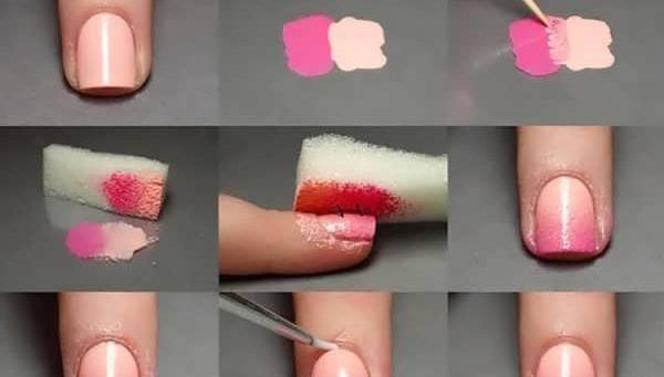 عکس مدل طراحی ناخن ساده و راحت