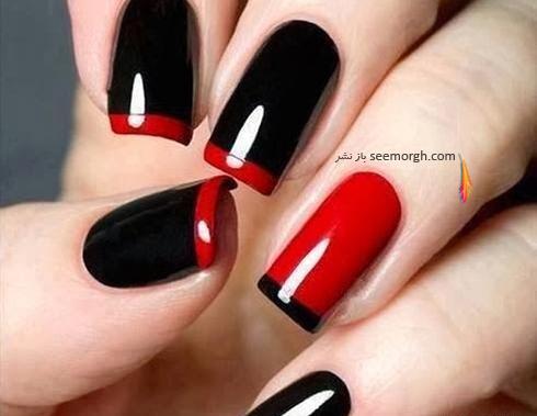 عکس مدل طراحی ناخن ساده و راحت