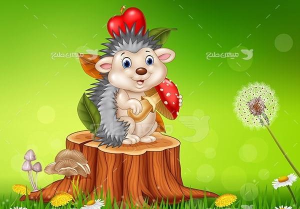 عکس جوجه تیغی کارتونی