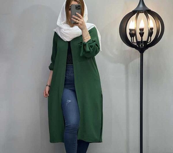 عکس مدل مانتو بلند ابروبادی