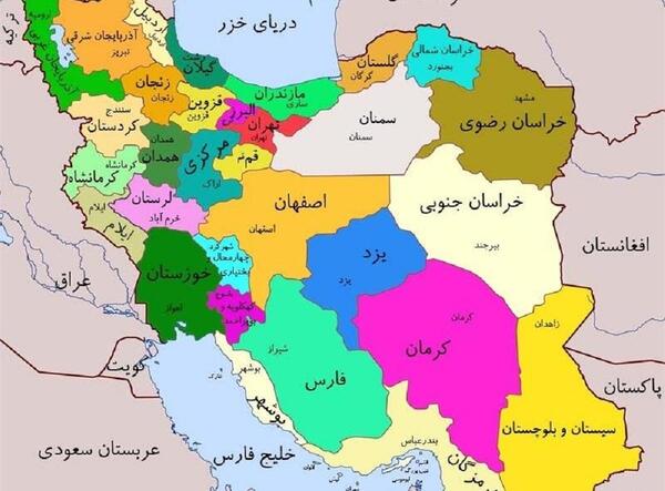عکس نقشه ایران در دوره صفویه