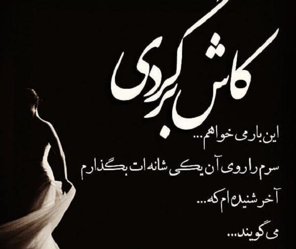 عکس نوشته میشه برگردی