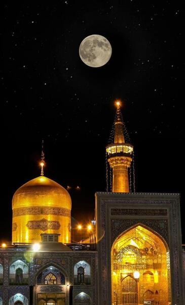 عکس حرم امام رضا تمام صفحه