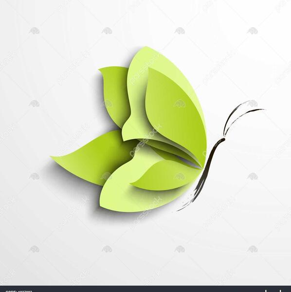 عکس پروانه کاغذی