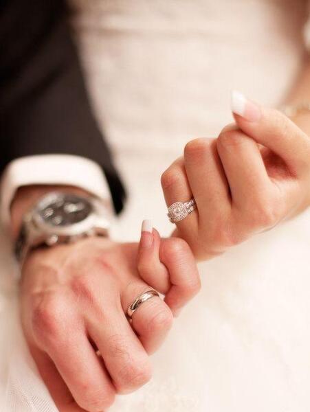 عکس دست دونفره زن و شوهر