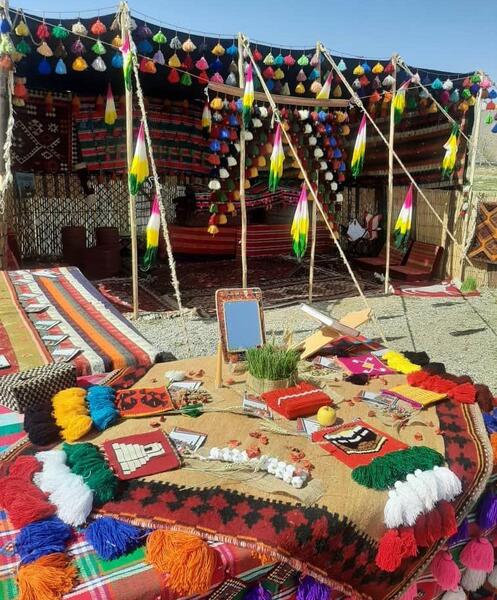 عکس سیاه چادر عشایری