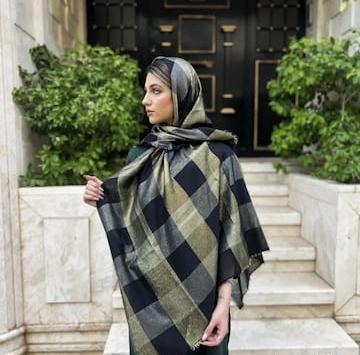 عکس روسری چهارخونه
